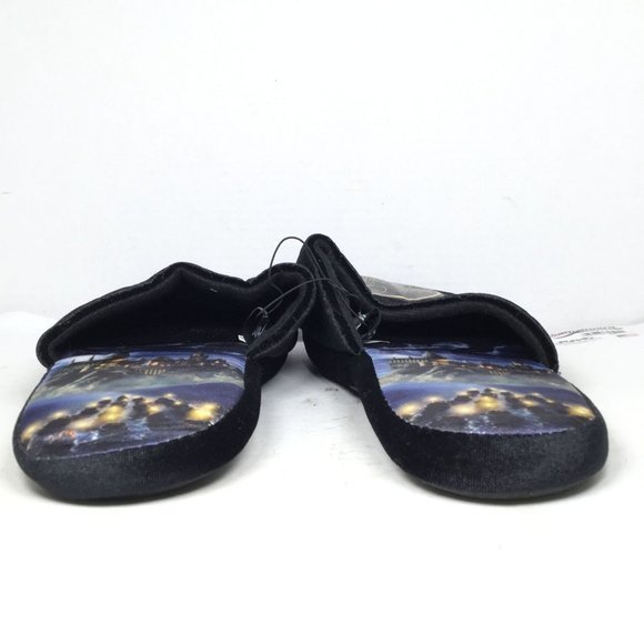 Harry Potter Slippers Black Size Large/XL Women 10-13 Men 9-12 - Picture 5 of 10